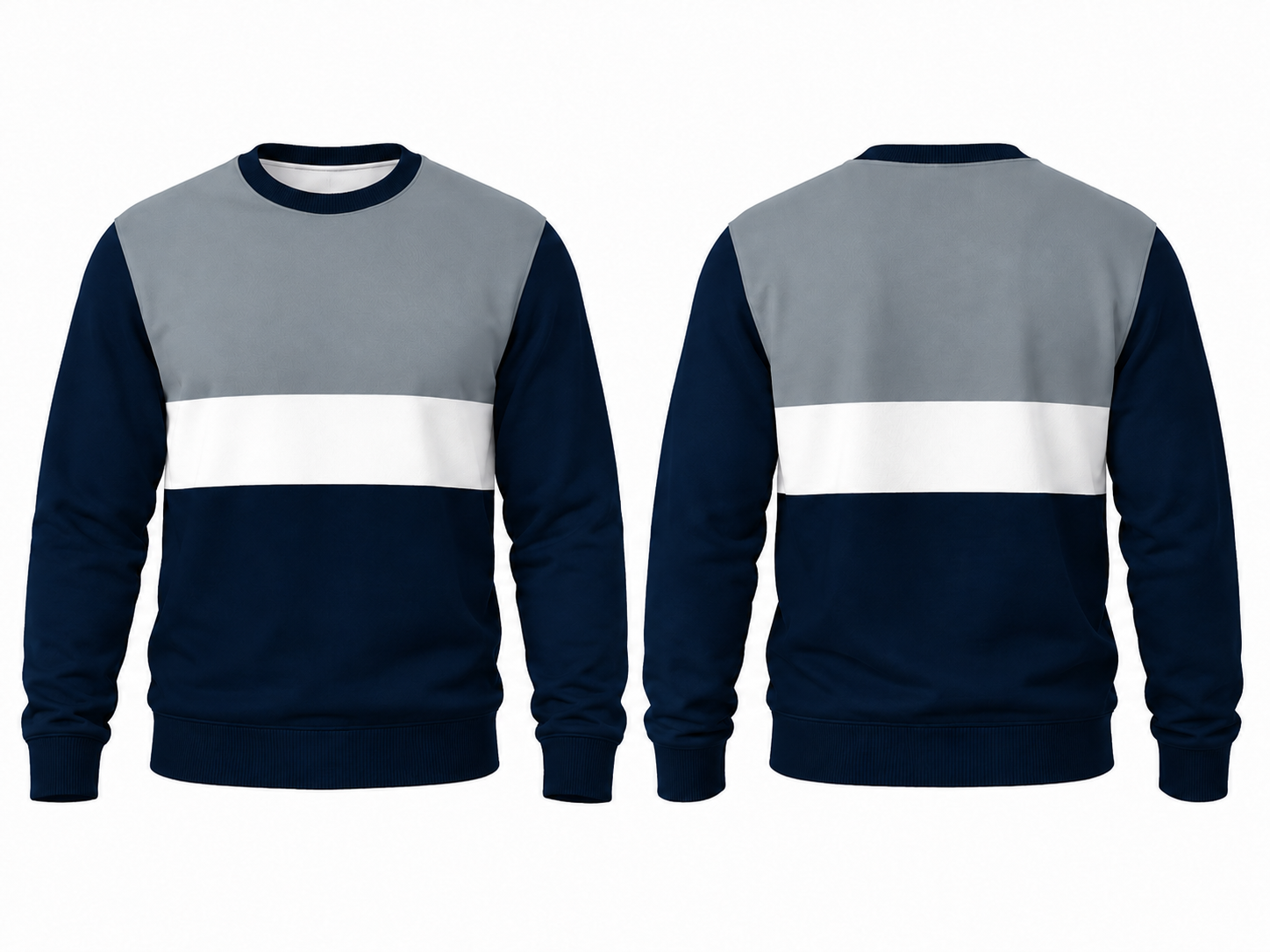 Crew Neck Sweatshirt — Cut and Sew